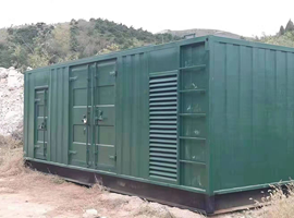 山西發(fā)電機租賃案例